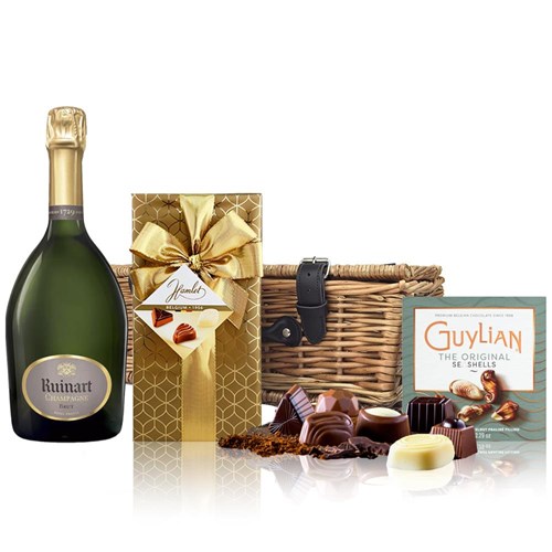 Ruinart Brut 75cl Champagne 75cl And Chocolates Hamper